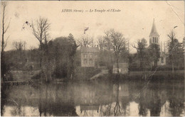 CPA ATHIS - Le Temple Et L'Ecole (138416) - Athis De L'Orne