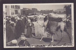 CPA Egypte > Louxor Marché Market Chameau Circulé - Luxor