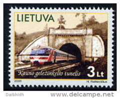 LITHUANIA 2005 Railway Tunnel MNH / **.  Michel 875 - Litauen