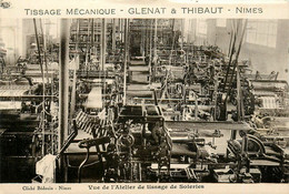 Nîmes * Tissage Mécanique GLENAT Et THIBAUT * Vue De L'atelier De Tissage De Soieries * Usine Industrie - Nîmes