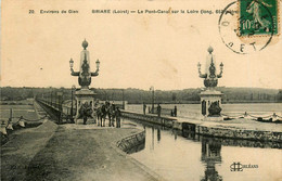 Briare * Le Pont Canal Sur La Loire * Halage Péniche * Environs De Gien - Briare