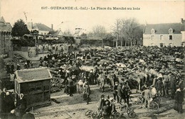 Guérande * La Place Du Marché Au Bois * Foire Aux Bestiaux Boeufs * Le Poids Public - Guérande