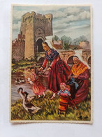 En Parcourant Le Poitou Parthenay Costumes Gatinais Et Enfants Dans Sa Cabernotte N° 5  Reproduction Homualk - Poitou-Charentes