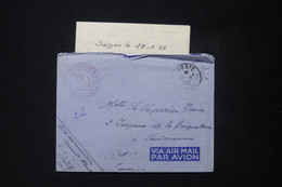 FRANCE - Enveloppe En FM Avec Contenu D'un Marin En Indochine En 1953 Pour La France - L 83835 - Guerre D'Indochine / Viêt-Nam