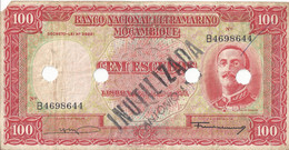 MOZAMBIQUE - 100 Escudos 1958 - INUTILIZADA - Mozambique