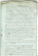 1789 - Réponse Aux Répliques D'un Plaignant  Pour Un Litige Au Sujet D'un Paiement - 8 Pages 31 X 19 Cm - Manuskripte