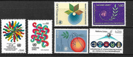 ONU Genève N° 103 à 108  Neufs * * TB =MNH  VF  - Unused Stamps