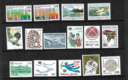 ONU Genève N° 119 à 136  Neufs * * TB =MNH  VF  - Neufs