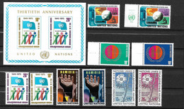 ONU New York  N° 249  à  258 Et Bloc N° 6    Neufs * * TB =MNH   VF       - Nuovi