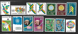 ONU New York  N° 259  à  272    Neufs * * TB =MNH   VF       - Unused Stamps