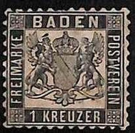 94904 - 3b  - GERMANY Baden - STAMP  -  Michel  #  17a  -  MINT Hinged MH - Postfris
