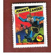 CANADA   -  SG 1662  - 1995 SUPERHEROES (COMICS): JOHNNY CANUK          - USATI  (USED)° - Gebraucht