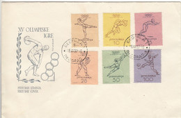 YUGOSLAVIA FDC 698-703 - Estate 1952: Helsinki