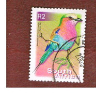 SUD AFRICA (SOUTH AFRICA) - SG 1224   -   2000 BIRDS: LILAC-BRESTED ROLLER  - USED - Gebruikt