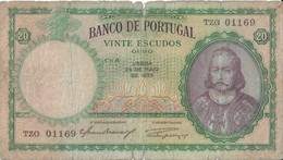 PORTUGAL - 20 Escudos 1954 (01169) - Portugal