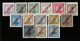 Portugal, 1910, # 170/83, MH - Unused Stamps