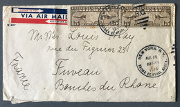 USA, Enveloppe Pour La France - TAD NEW YORK. N.Y. BRONX CENTRAL ANNEX. 15.8.1940 - (C2052) - Cartas & Documentos