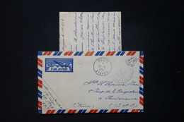 FRANCE / INDOCHINE - Enveloppe Avec Contenu D'un Marin En Indochine En 1952 Pour La France - L 83848 - Vietnamkrieg/Indochinakrieg