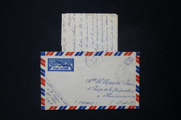 FRANCE / INDOCHINE - Enveloppe Avec Contenu D'un Marin En Indochine En 1952 Pour La France - L 83850 - Guerre D'Indochine / Viêt-Nam