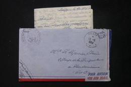 FRANCE / INDOCHINE - Enveloppe Avec Contenu D'un Marin En Indochine En 1952 Pour La France - L 83852 - Guerra D'Indocina/Vietnam