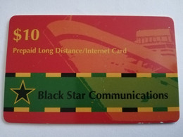 BERMUDA  $10   -  BERMUDA    BLACK STAR COMMUNICATIONS  BOAT   PREPAID CARD  Fine USED LOGIC COMMUNICATIONS   **4404** - Bermudas