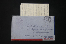 FRANCE - Enveloppe Avec Contenu D'un Marin En Indochine En 1953 Pour La France - L 83861 - Vietnamkrieg/Indochinakrieg