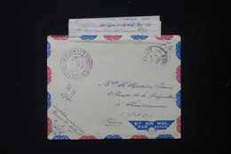 FRANCE - Enveloppe Avec Contenu D'un Marin En Indochine Pour La France En 1952 - L 83870 - Vietnamkrieg/Indochinakrieg