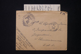 FRANCE - Enveloppe Avec Contenu D'un Marin à Toulon En Partance En Indochine Pour La France En 1951 - L 83872 - Guerra De Indochina/Vietnam