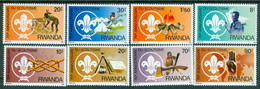 1983 Boy Scouts, Pfadfinder, Red Cross, Bird, Camp, Ax, Emblem, Rwanda, MNH - Neufs