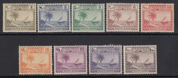 Maldive Islands, Sc 20-28 (SG 21-29), MLH - Maldive (...-1965)