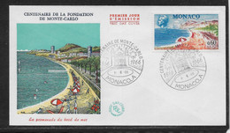 Monaco - Enveloppe 1er Jour - FDC - TB - FDC