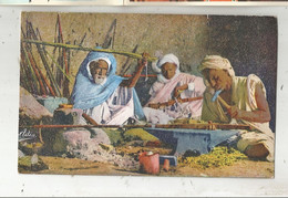 Cp, Métier , MAGHREB , Artisans Arabes ,  Voyagée 1950 , Scénes & Types D'Afrique Du Nord - Artisanat