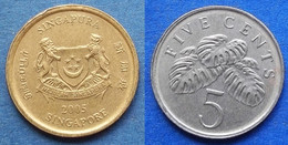 SINGAPORE - 5 Cents 2005 KM# 99 Independent Since 1965 - Edelweiss Coins - Singapour