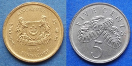 SINGAPORE - 5 Cents 2005 KM# 99 Independent Since 1965 - Edelweiss Coins - Singapore