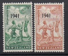 New Zealand, Sc B18-B19 (SG 632-633), MLH - Unused Stamps