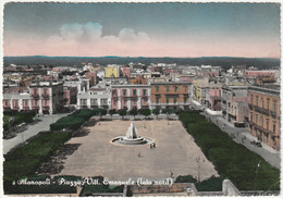 MONOPOLI - BARI - PIAZZA VITTORIO EMANUELE - LATO NORD - VIAGG. 1961 -54278- - Bari