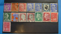 Timbres Oblitérés - Variétés Sur N°YT : 281 412 716 717 718 755 886 1011 1234 1263 1536 1664 1892 - Used Stamps