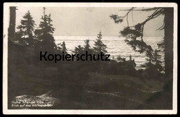 ALTE POSTKARTE HOHE MENSE BLICK AUF DAS WOLKENMEER Wolke Wolken Clouds Orlica Vrchmezi Sudeten Ansichtskarte Postcard AK - Sudeten