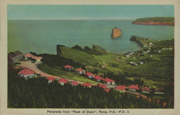 Panorama From "Peak Of Dawn", Percé, P.Q. - Percé