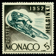 Monaco 1953 Helsinki Summer Olympics, Cycling, Bicycle, Sports, Mi. 461, MNH - Ete 1952: Helsinki