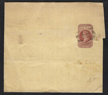 GRANDE BRETAGNE Ca.1888: Bande Pour Journaux Entier De 0,5p - Material Postal