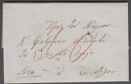 1853. GREECE Prefil Cover Dated 1853. Cancelled. Marking In Brownred.  () - JF412409 - ...-1861 Prefilatelia