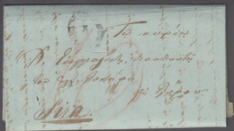 1850. GREECE Prefil Cover Dated 1850. Cancelled. Marking In Brownred.  () - JF412416 - ...-1861 Voorfilatelie