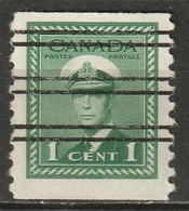 Canada 1948 Sc 278  Coil Precancel - Prematasellado