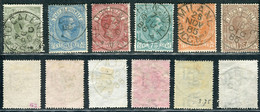 1884/86 Regno D'Italia Pacchi Postali Serie Completa N° S 2100 Usata - Paketmarken