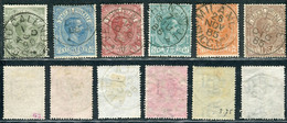 1884/86 Regno D'Italia Pacchi Postali Serie Completa N° S 2100 Usata - Pacchi Postali