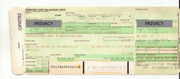 Alt1130 Etihad Airways Billet Avion Ticket Biglietto Aereo Boarding Pass Passenger Receipt Imbarco MXP Abu Dhabi Airport - World