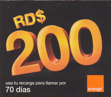 ORANGE : OR-53 RD$200 ORANGE - 30 Dias USED Exp: 31-12-2018 - Dominicana