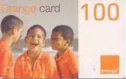 ORANGE : OR-05A 100 3 Young Dominican Boys USED Exp: 30-06-2004 - Dominicana
