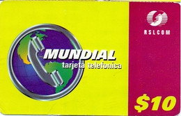 CODETEL-RSL : DMTRS06 $10 RSLCOM  MUNDIAL USED - Dominicana